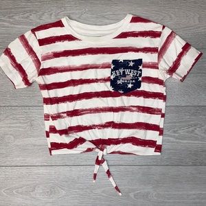 US Vintage Key West Crop Top Small